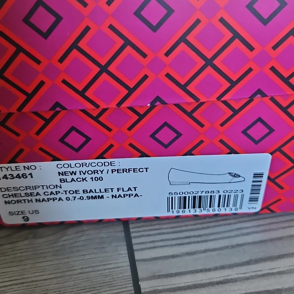 🎉HP🎉Tory Burch Chelsea cap toe ballet flat - Picture 5 of 6